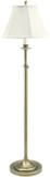 House of Troy CL201-AB Club Antique Brass Floor Lamp Lighting