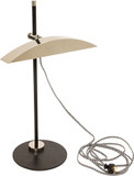 House of Troy DSK500-BLKPN DSK Modern Black with Polished Nickel LED Desk Lamp