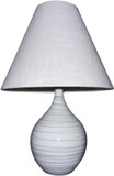 House of Troy GS200-PL Scatchard Pearl Blue Lighting Table Lamp
