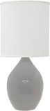 House of Troy GS301-GG Scatchard Gray Gloss Table Lighting