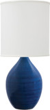 House of Troy GS301-BG Scatchard Blue Gloss Lighting Table Lamp