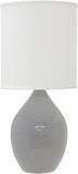 House of Troy GS401-GG Scatchard Gray Gloss Table Light