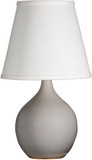 House of Troy GS50-GG Scatchard Contemporary Gray Gloss Table Light