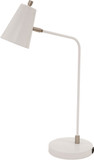 House of Troy K150-WT Kirby Contemporary White LED Task Lighting w/ USB Port