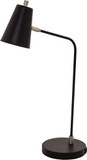 House of Troy K150-BLK Kirby Contemporary Black LED Desk Lamp w/ USB Port