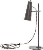 House of Troy NOR350-GTSN Norton Granite with Satin Nickel Accents LED Table Lamp Lighting