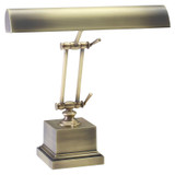 House of Troy P14-202-AB Antique Brass 13 Inch Tall Transitional Piano/Desk Lamp
