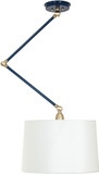 House of Troy UP501-NB/SB Uptown Navy Blue and Satin Brass Pendant Light