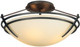 Hubbardton Forge 124412 Presidio Tryne Semi-Flush Ceiling Light