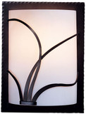 Hubbardton Forge 205750l Forged Reeds White Wall Sconce, Left