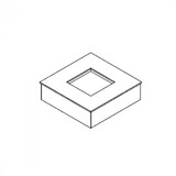 Hubbardton Forge 335796 Double Banded Outdoor Pier Mount Light