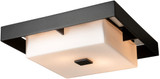 Hubbardton Forge 363100 Shadow Box 12" Outdoor Ceiling Lighting Fixture