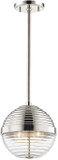 Hudson Valley 1210-PN Easton Contemporary Polished Nickel Mini Lighting Pendant