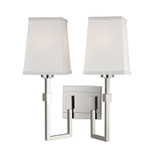 Hudson Valley 1362-PN Fletcher Contemporary Polished Nickel Lighting Sconce