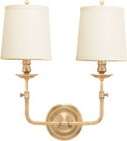 Hudson Valley 172-AGB Logan Aged Brass Lamp Sconce