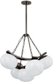 Hudson Valley 2105-DB Duxbury Modern Distressed Bronze Chandelier Lighting