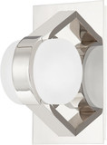 Hudson Valley 2700-PN Orbit Modern Polished Nickel LED Sconce Lighting