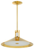Hudson Valley 3020-AGB Clermont Contemporary Aged Brass LED 20" Hanging Pendant Lighting