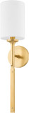 Hudson Valley 3122-AGB Brewster Contemporary Aged Brass Lamp Sconce