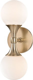 Hudson Valley 3302-AGB Astoria Contemporary Aged Brass LED Wall Sconce Lighting