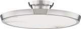 Hudson Valley 3600-PN Draper Modern Polished Nickel LED Ceiling Light Fixture