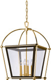 Hudson Valley 3618-AGB Hollis Aged Brass 18.25" Foyer Lighting