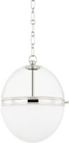 Hudson Valley 3815-PN Donnell Modern Polished Nickel 12.5" Ceiling Light Pendant