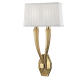 Hudson Valley 3862-AGB Erie Aged Brass Wall Lighting Fixture