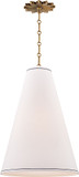 Hudson Valley 3916-AGB Worth Modern Aged Brass Pendant Hanging Light