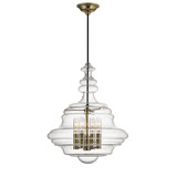 Hudson Valley 4016-AGB Washington Modern Aged Brass Lighting Pendant
