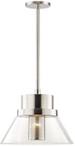 Hudson Valley 4032-PN Paoli Modern Polished Nickel Drop Ceiling Light Fixture