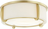 Hudson Valley 4616-AGB Talon Modern Aged Brass 15.5" Ceiling Light
