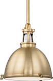 Hudson Valley 4620-AGB Massena Vintage Aged Brass 19.5" Pendant Light