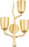 Hudson Valley 5003-R-GL Vine Modern Gold Leaf Wall Lamp