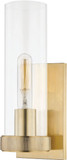Hudson Valley 5301-AGB Briggs Contemporary Aged Brass Lighting Wall Sconce