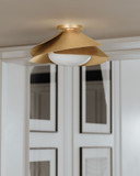 Hudson Valley 7215-VGL Brookhaven Contemporary Vintage Gold Leaf Ceiling Lighting Fixture
