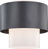 Hudson Valley 8609-OB Corinth Contemporary Old Bronze Flush Mount Ceiling Light Fixture