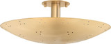 Hudson Valley 8718-VB Bern Modern Vintage Brass 18" Ceiling Light