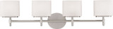Hudson Valley 8904-SN Trinity Modern Satin Nickel Xenon 4-Light Bathroom Vanity Light