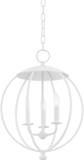 Hudson Valley 9117-WP Wesley White Plaster 16.5" Hanging Pendant Lighting