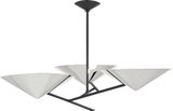Hudson Valley 9740-PN-BK Equilibrium Contemporary Polished Nickel / Black Mini Chandelier Lighting
