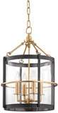 Hudson Valley BKO200-AOB Ren Contemporary Aged Old Bronze 14" Foyer Lighting