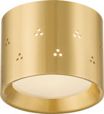 Hudson Valley CB2405-AGB Edisto Contemporary Aged Brass LED Ceiling Lighting Fixture