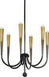 Hudson Valley CB3846-GB Adley Modern Gradient Brass Chandelier Light
