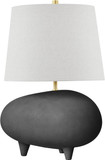 Hudson Valley KBS1423201A-AGB/MB Tiptoe Modern Aged Brass / Matte Black Table Lamp Lighting