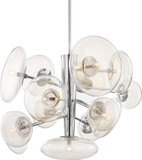 Hudson Valley KBS1471814-PN Opera Modern Polished Nickel Hanging Chandelier