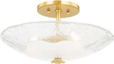 Hudson Valley KBS1742503S-AGB Lago Modern Aged Brass Small Home Ceiling Lighting