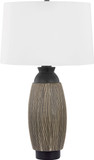 Hudson Valley L6430-DB/CCK Naseby Modern Distressed Bronze / Ceramic Cultured Black Table Lamp Lighting