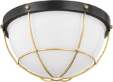 Hudson Valley MDS1501-AGB/DB Holkham Aged Brass Ceiling Light Fixture