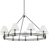Hudson Valley MDS1801-AGB/DB Howard Modern Aged Brass / Distressed Bronze Hanging Chandelier